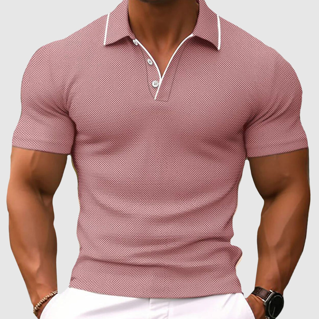 Men's Casual Cotton Polo Shirt - Stylish Comfortable Wear