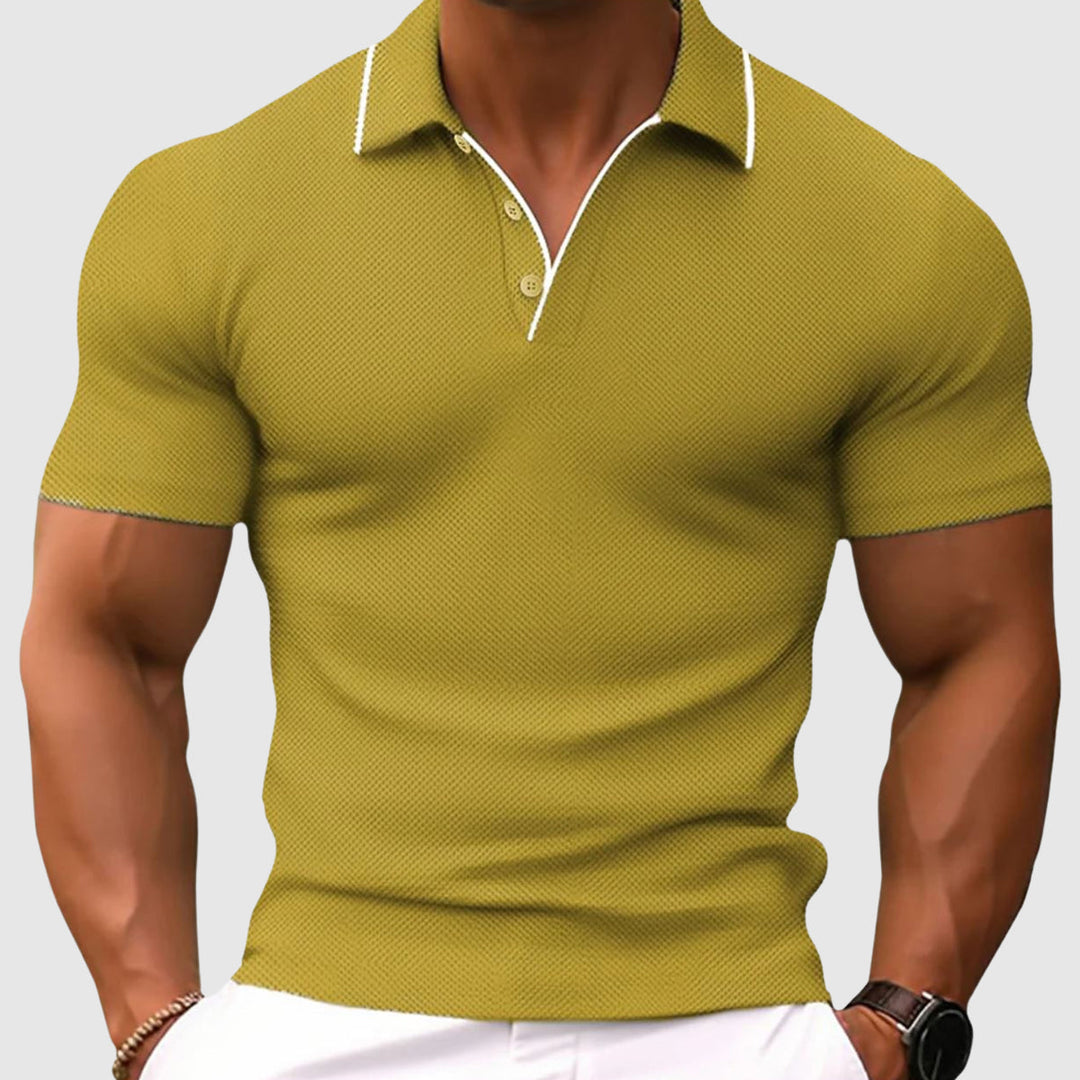 Men's Casual Cotton Polo Shirt - Stylish Comfortable Wear