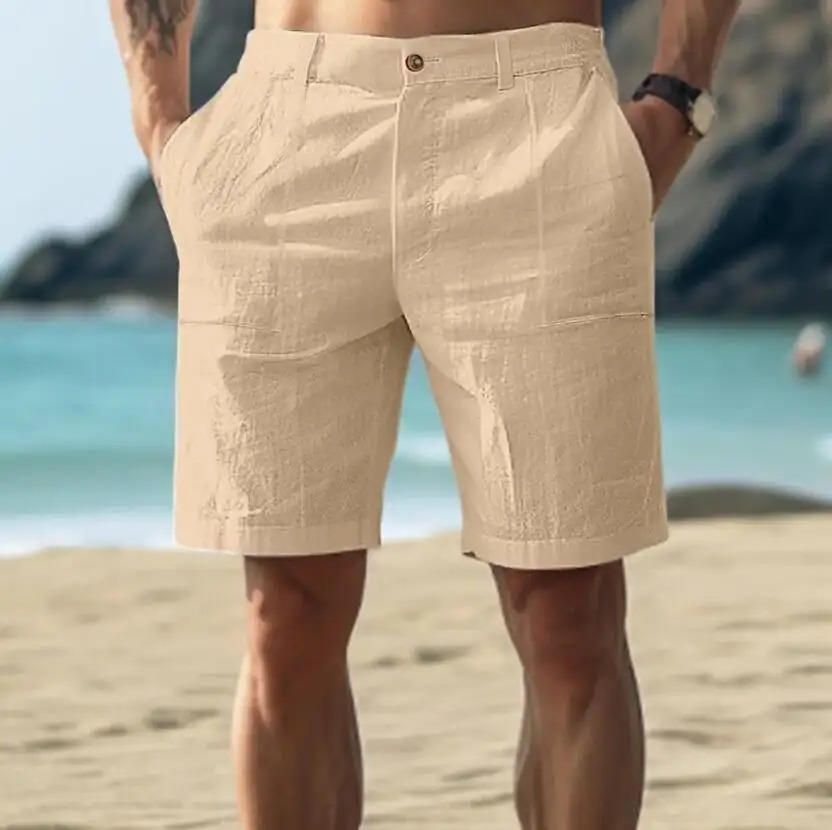 Men's Summer Relaxed Linen Shorts