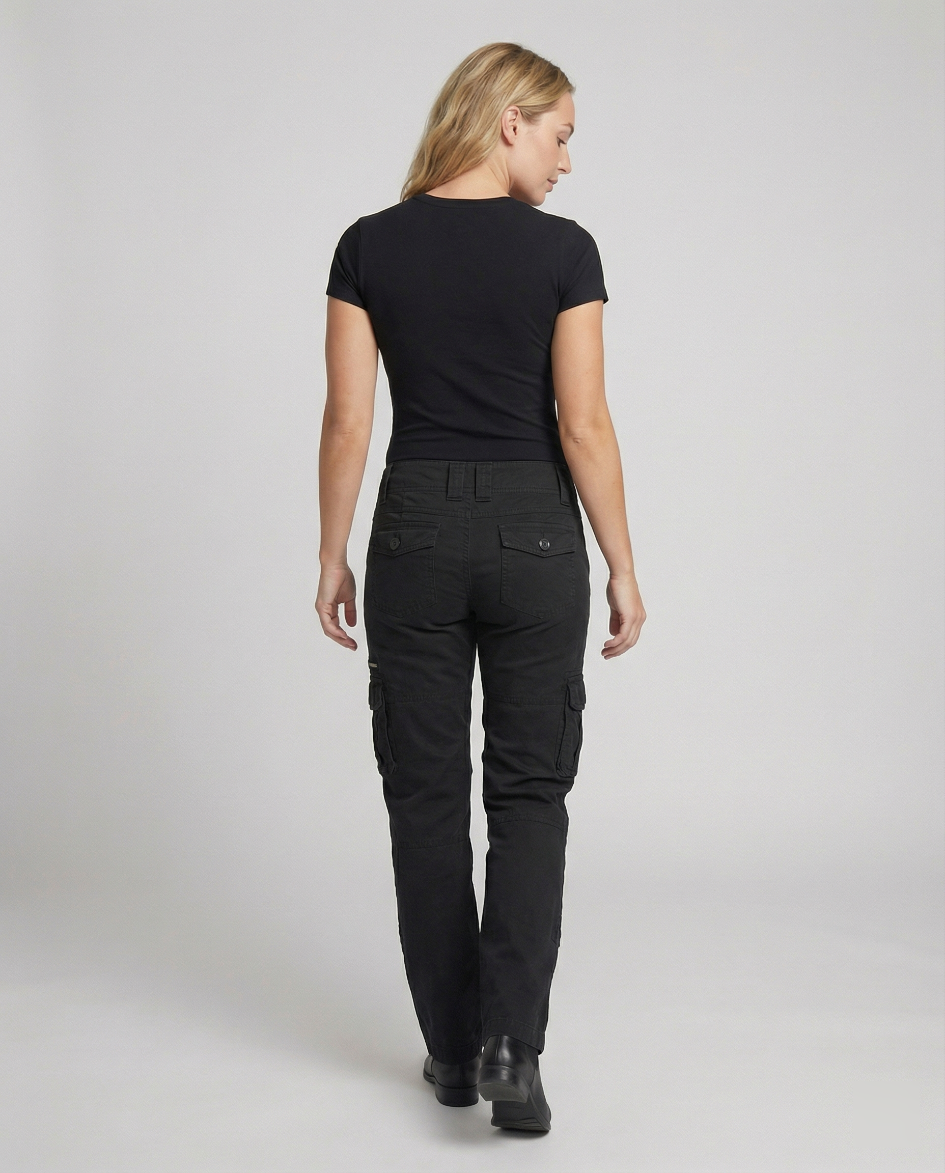 Taylor | Women's High-Waisted Utility Cargo Pants, Casual