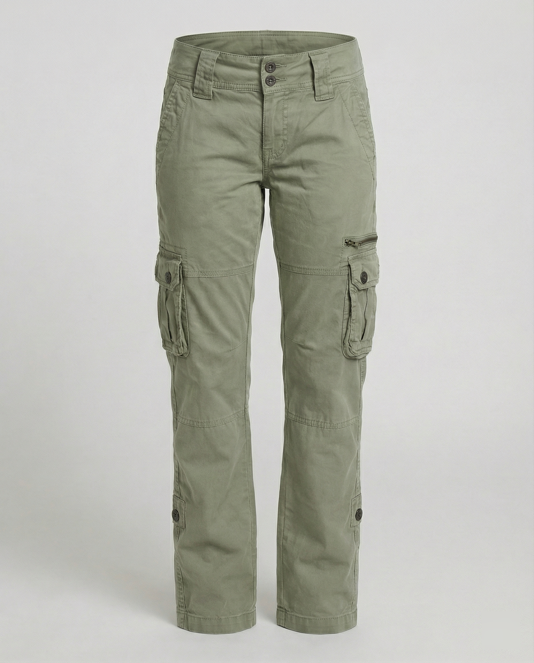 Taylor | Women's High-Waisted Utility Cargo Pants, Casual