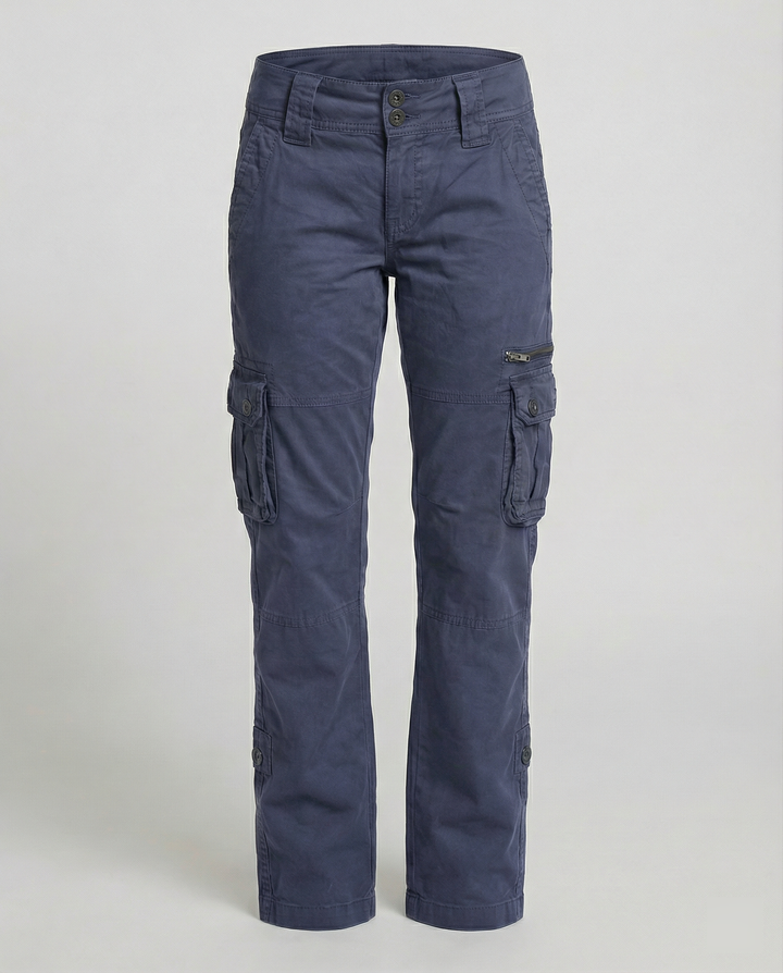 Taylor | Women's High-Waisted Utility Cargo Pants, Casual