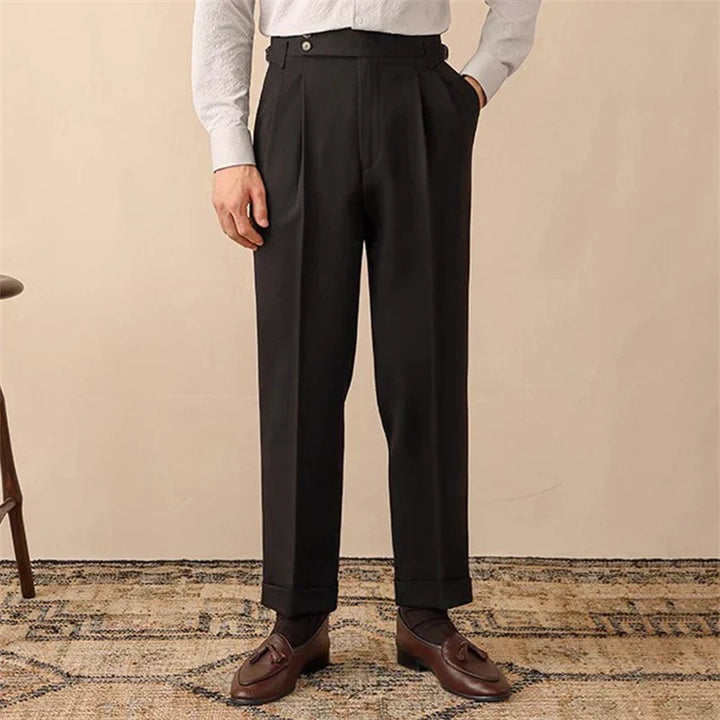 Women's High-Waisted Trousers - Tailored Fit
