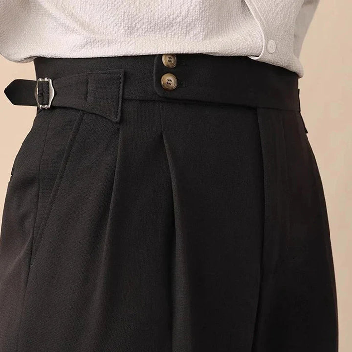 Women's High-Waisted Trousers - Tailored Fit