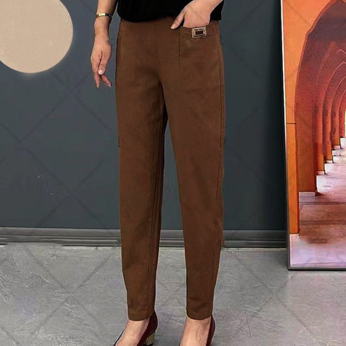 Livia | Women's Cotton Trousers, Casual Wear