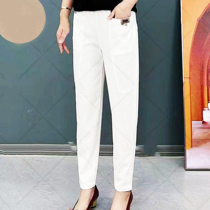 Livia | Women's Cotton Trousers, Casual Wear