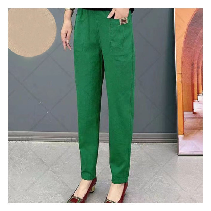 Livia | Women's Cotton Trousers, Casual Wear
