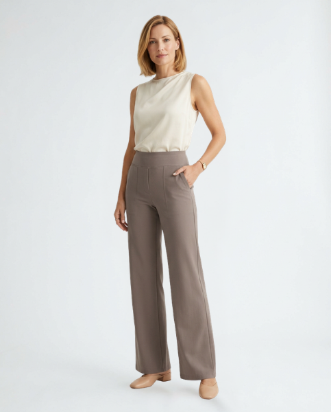 Emma | Women's High-Waist Stretch Pant, Casual