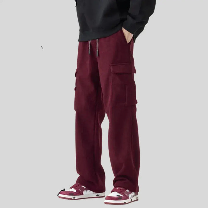 Men's Cargo Corduroy Pants - Casual Wear