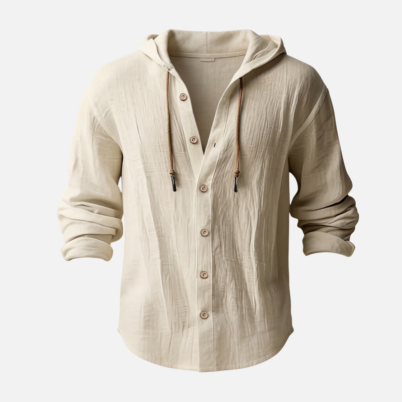 Men's Casual Lightweight Linen Shirt - Summer Vacation