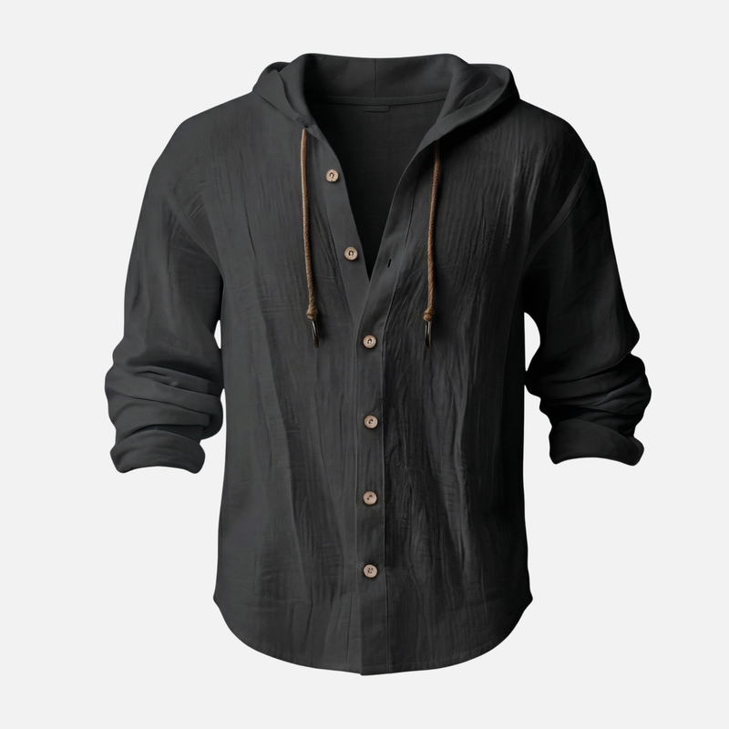 Men's Casual Lightweight Linen Shirt - Summer Vacation