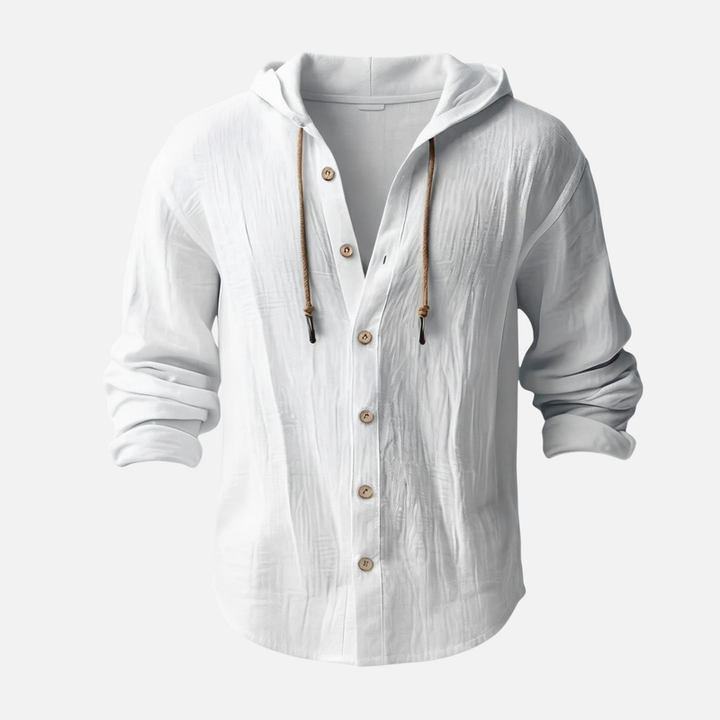 Men's Casual Lightweight Linen Shirt - Summer Vacation