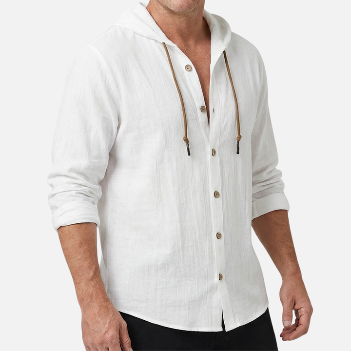 Men's Casual Lightweight Linen Shirt - Summer Vacation