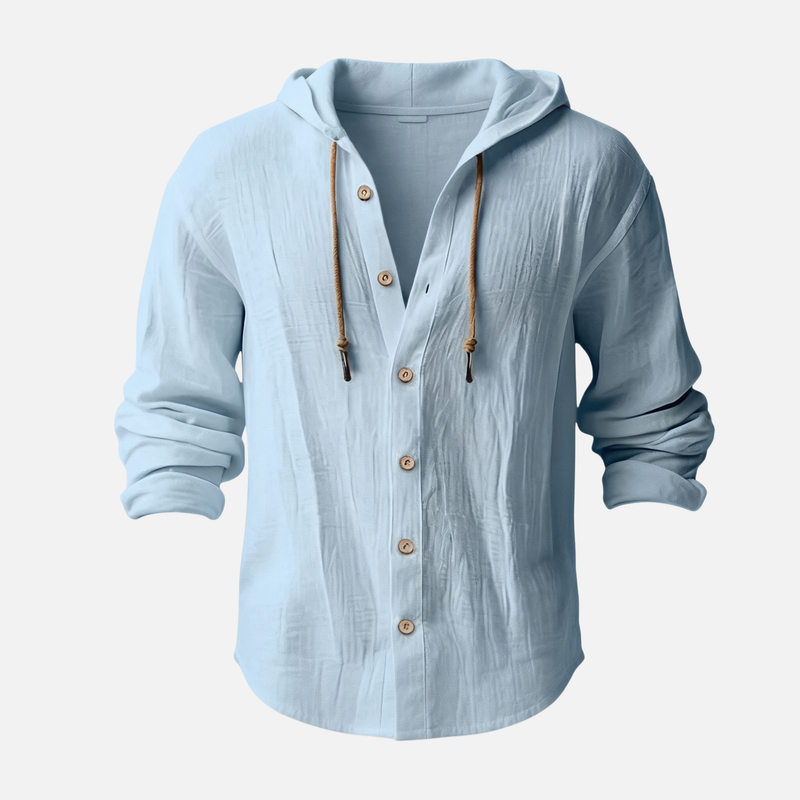 Men's Casual Lightweight Linen Shirt - Summer Vacation