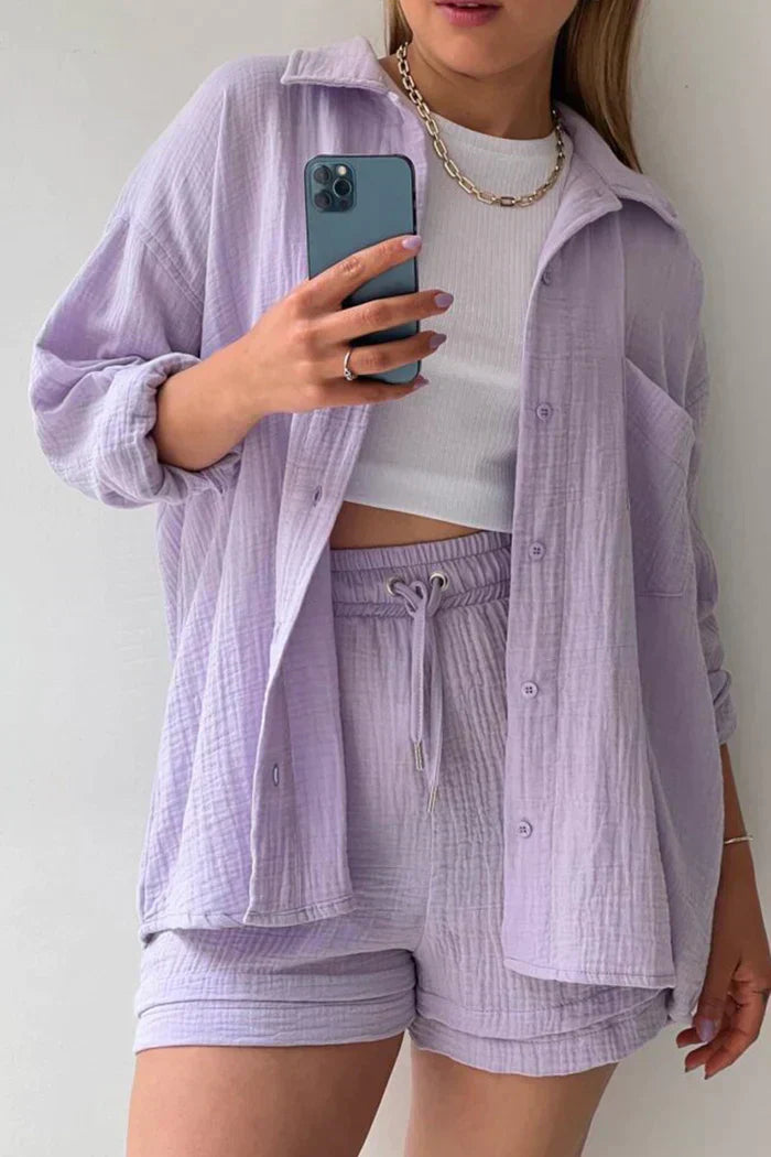 Evelyn | Women's Cotton Summer Lounge Set, Casual