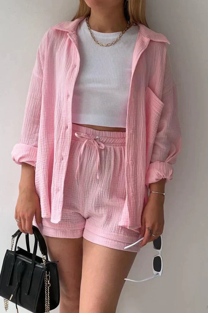 Evelyn | Women's Cotton Summer Lounge Set, Casual