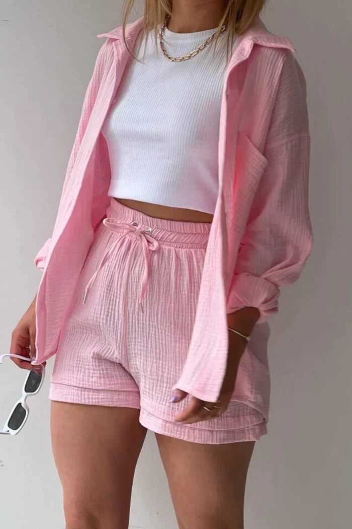Evelyn | Women's Cotton Summer Lounge Set, Casual