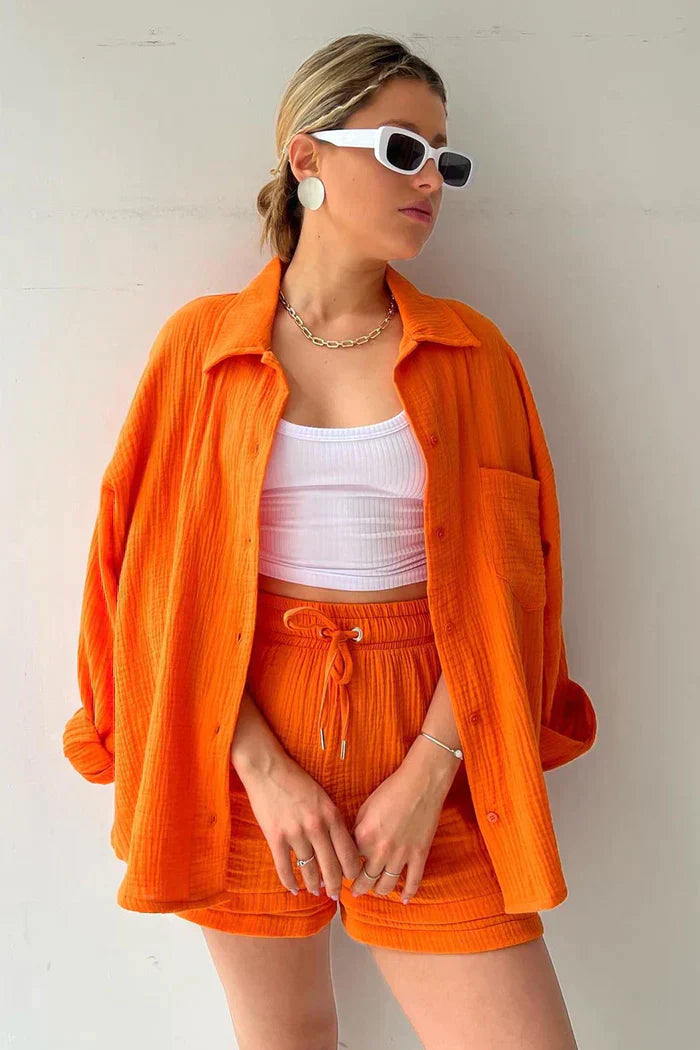 Evelyn | Women's Cotton Summer Lounge Set, Casual