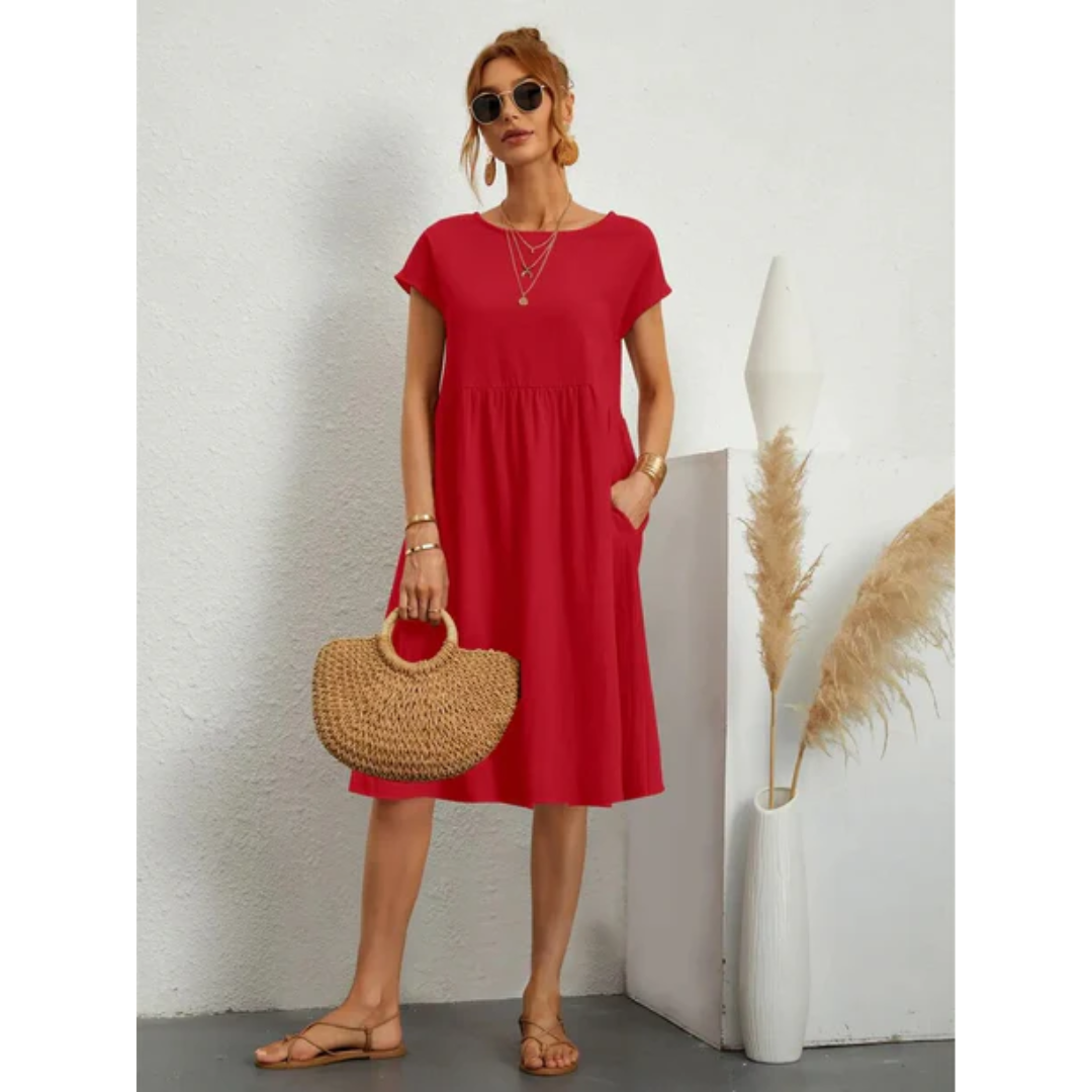 Eliana | Women's Summer Midi Dress, Trendy Design