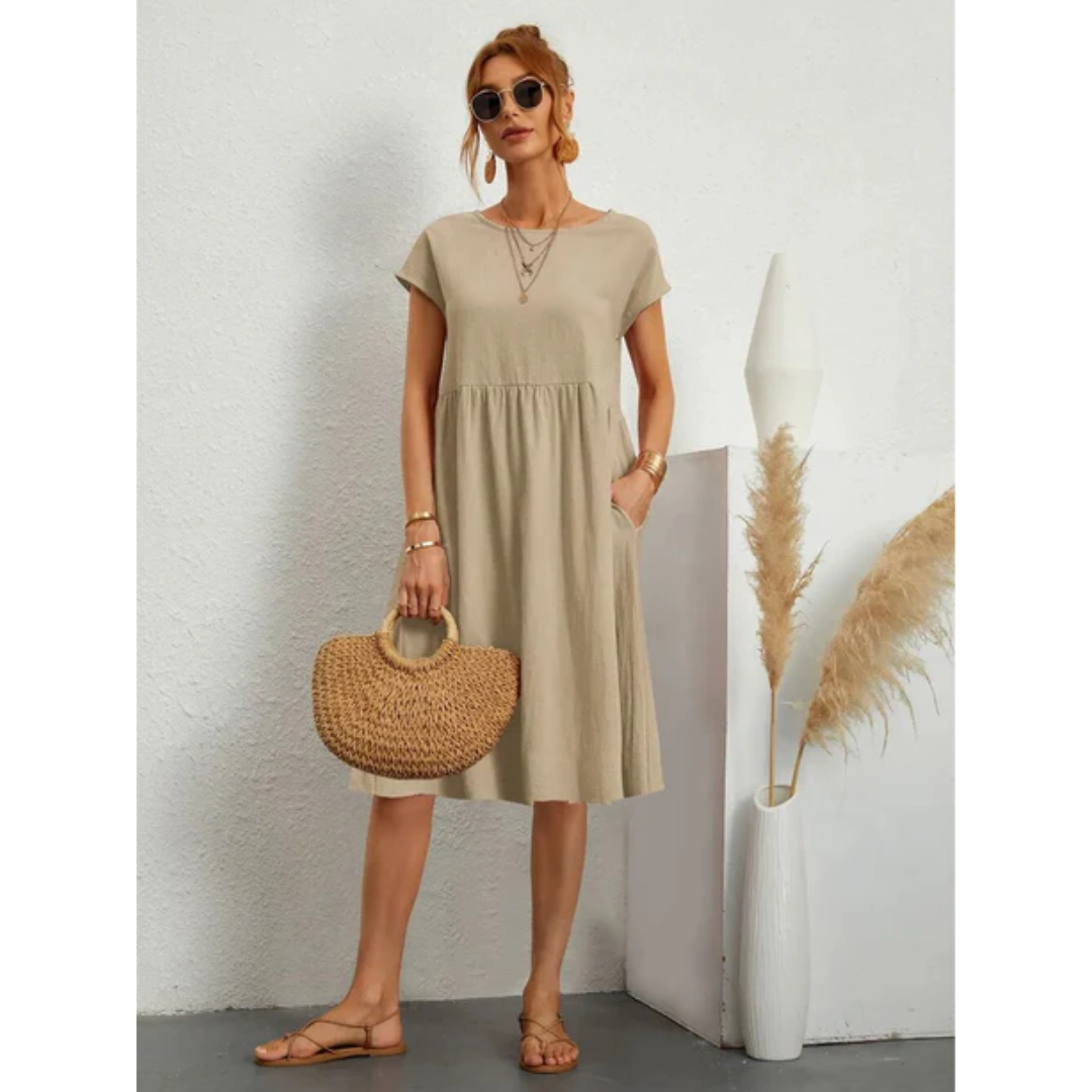 Eliana | Women's Summer Midi Dress, Trendy Design