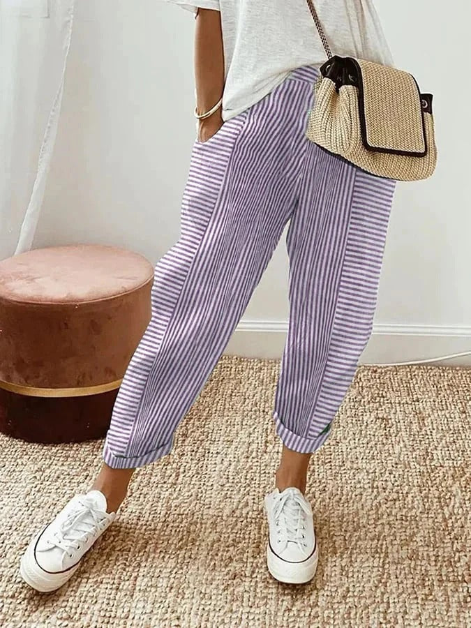 Sondra | Women's Lightweight Linen Pants, Casual