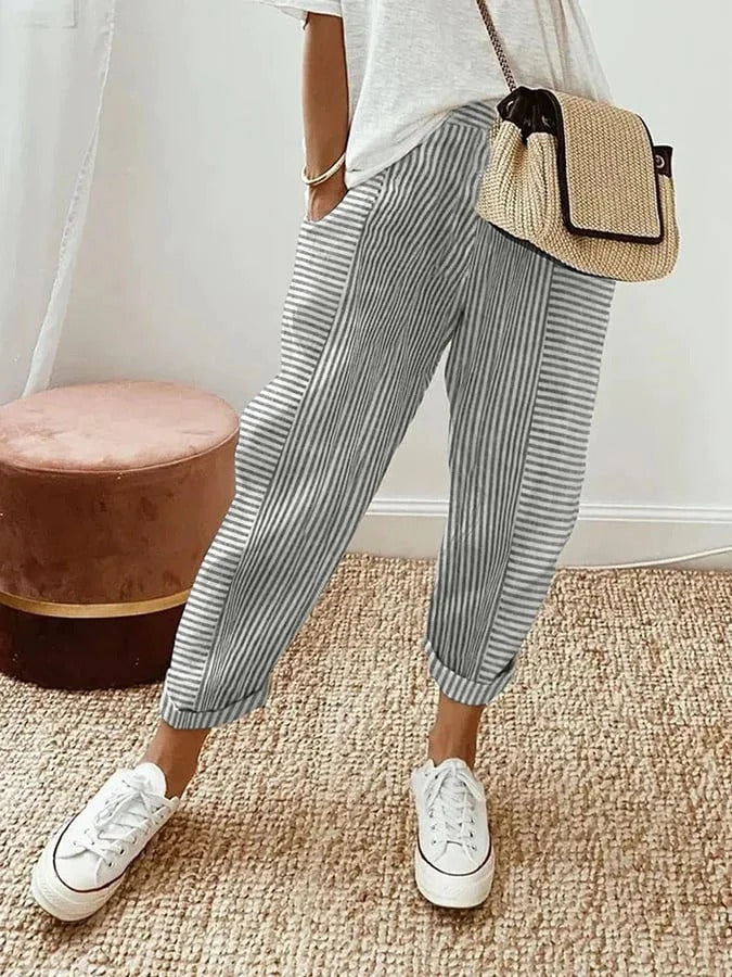 Sondra | Women's Lightweight Linen Pants, Casual
