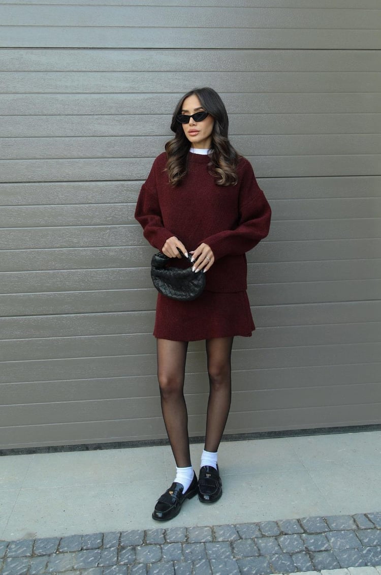 Amelia | Women's Cozy Long Sleeve Blouse, Autumn
