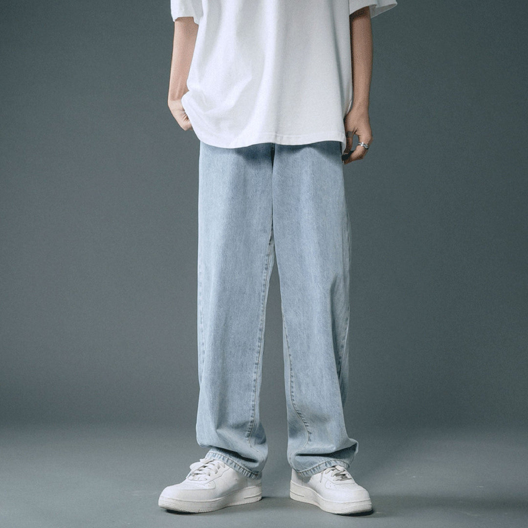 Men's Classic Denim Jeans - Casual Wear