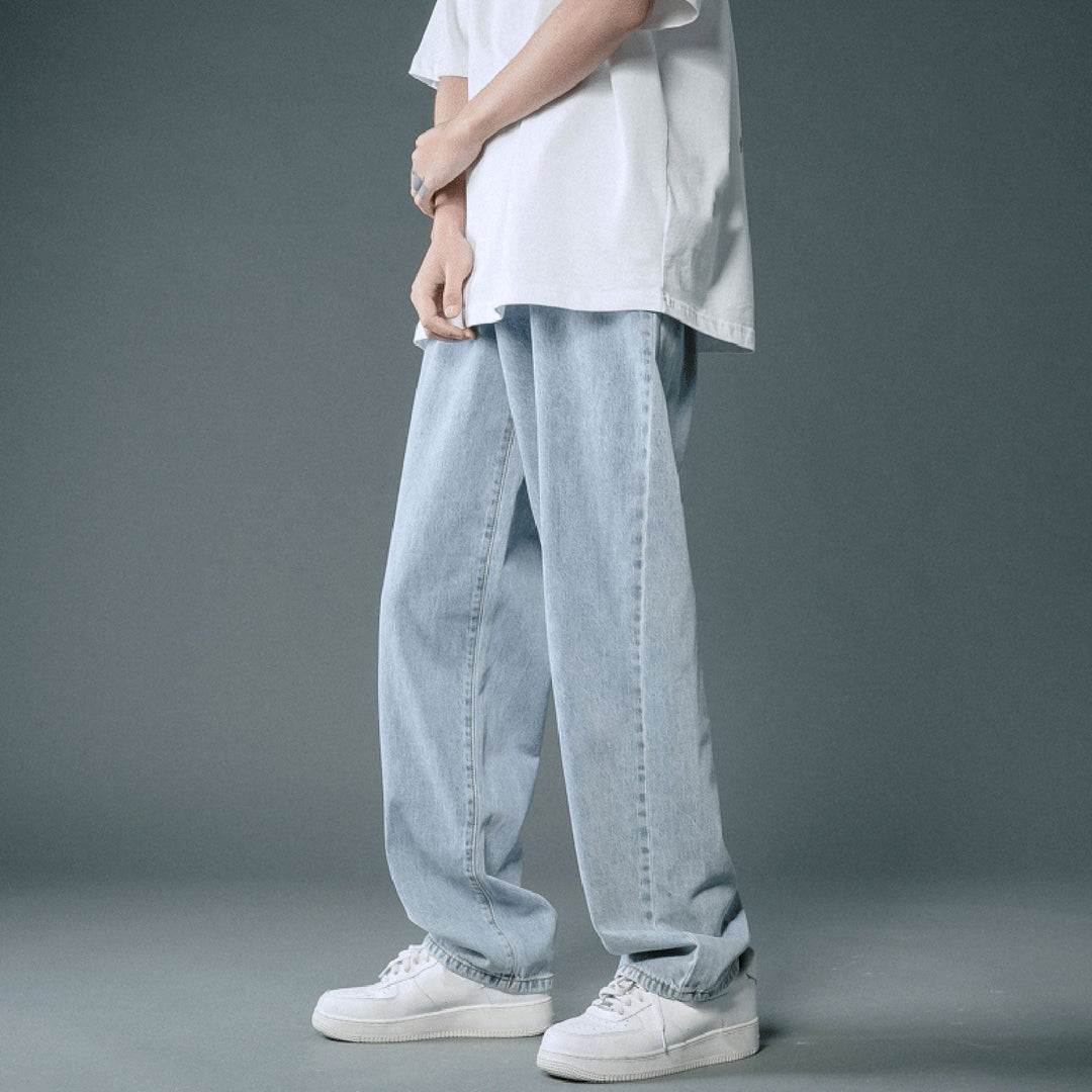 Men's Classic Denim Jeans - Casual Wear