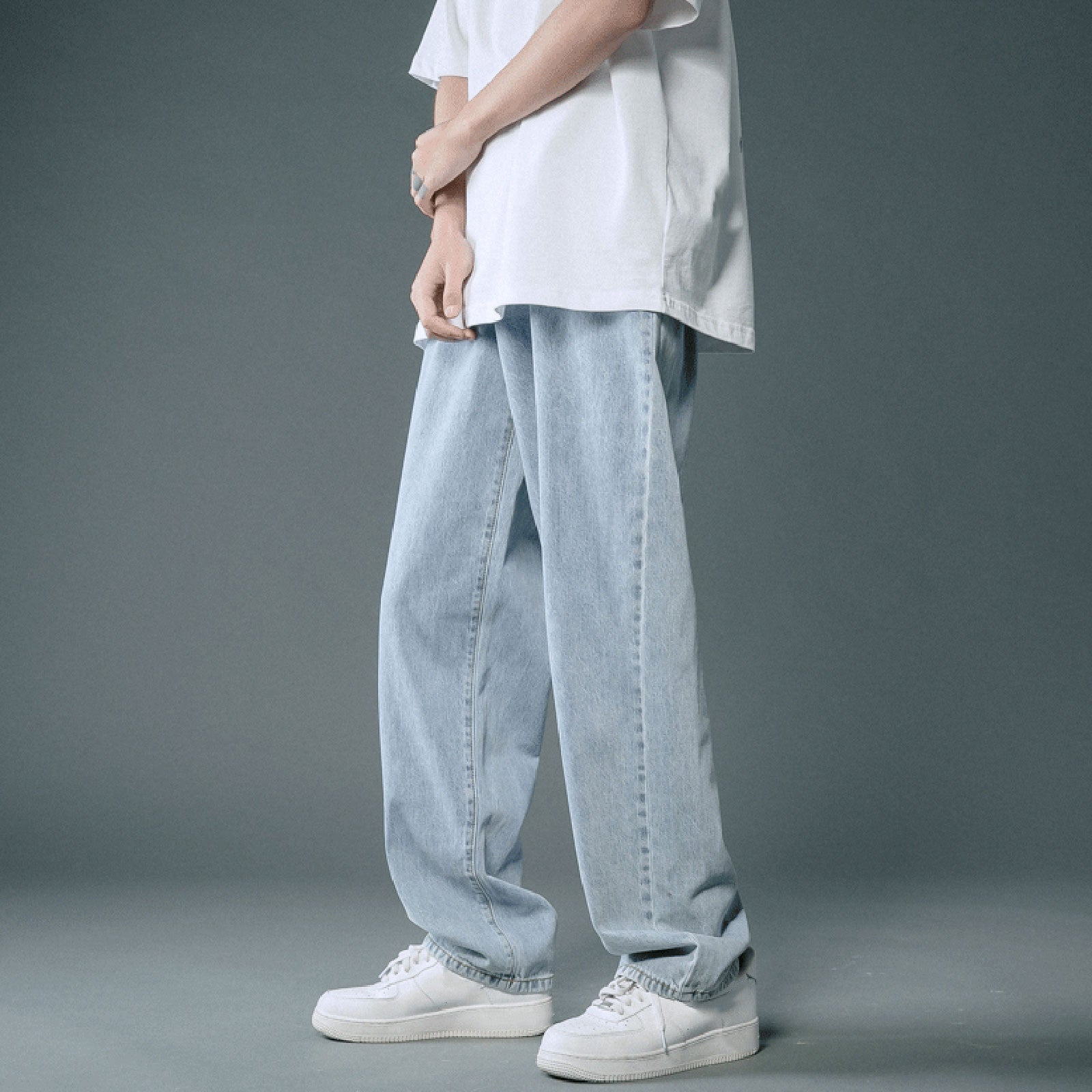 Men's Classic Denim Jeans - Casual Wear