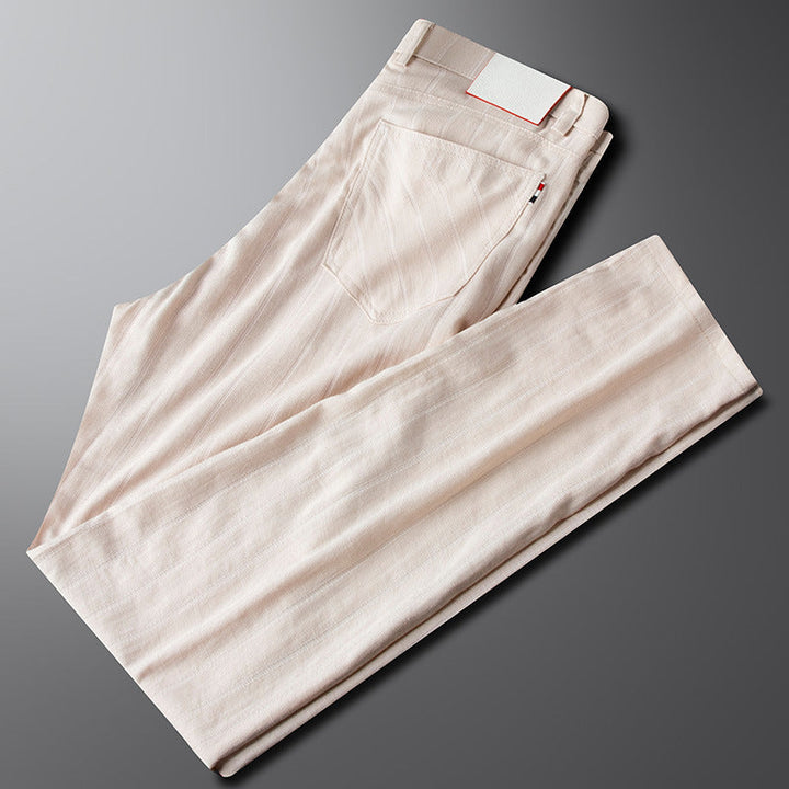 Men's Casual Textured Knit Pants - Everyday Comfort