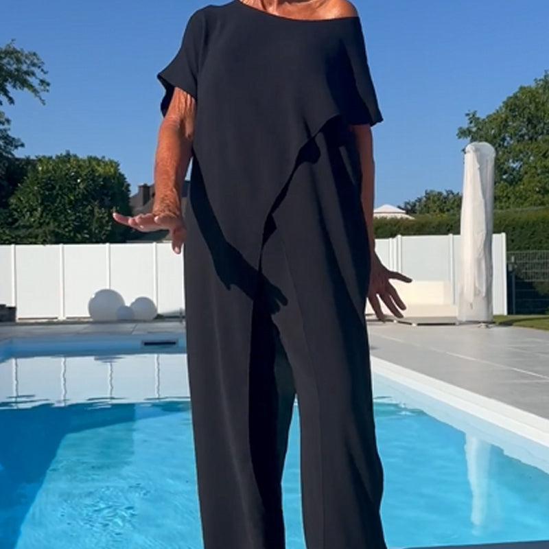 Diane | Women's Loungewear Blouse, Two-Piece Set
