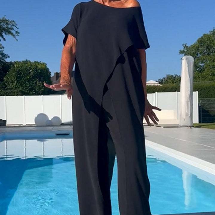 Diane | Women's Loungewear Blouse, Two-Piece Set