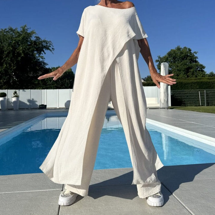 Diane | Women's Loungewear Blouse, Two-Piece Set