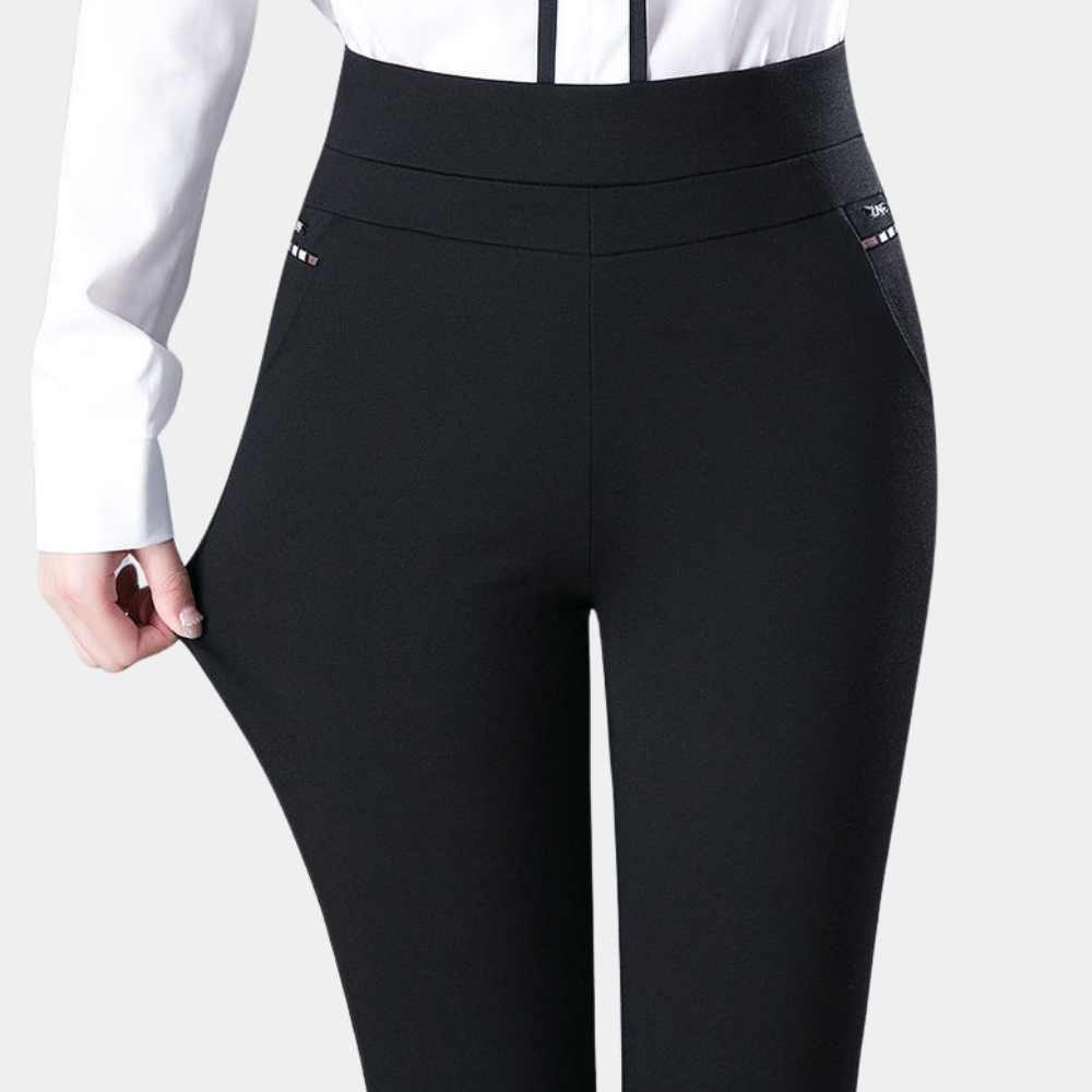 Margot | Women's High-Waist Stretch Pants, Casual