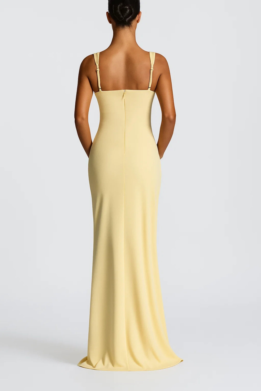 Women's Flattering Maxi Dress - High Split Summer Casual