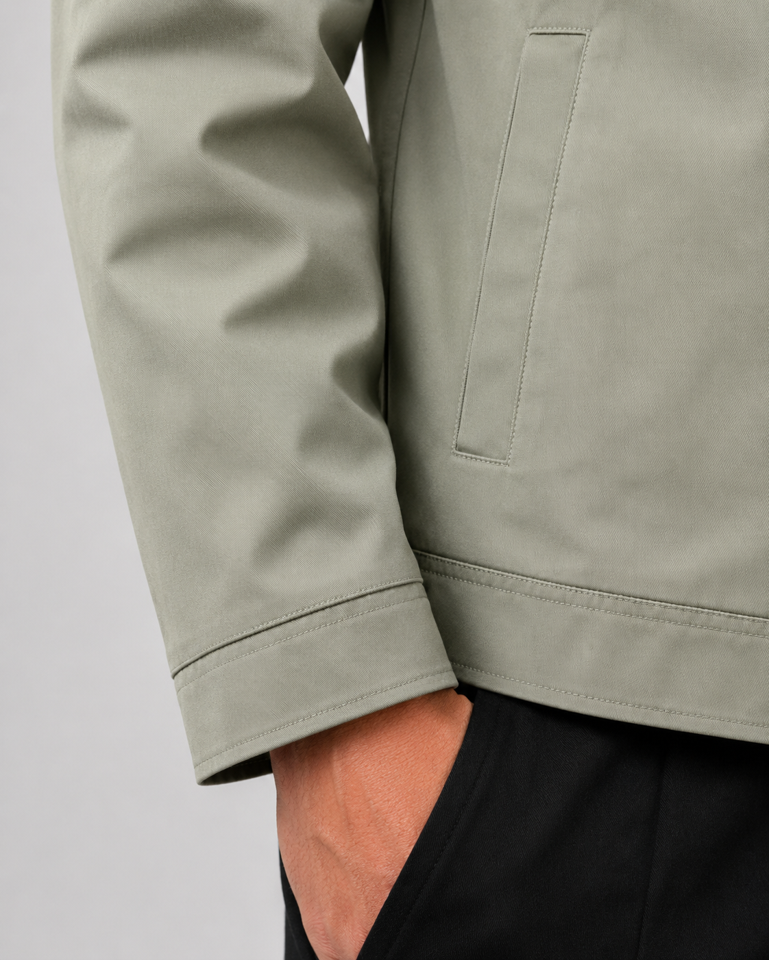 Men's Harrington Jacket - Classic Zip Style