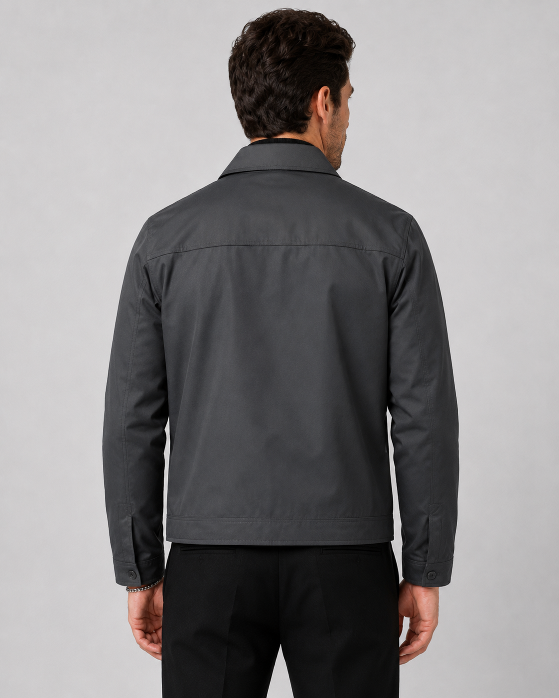 Men's Harrington Jacket - Classic Zip Style