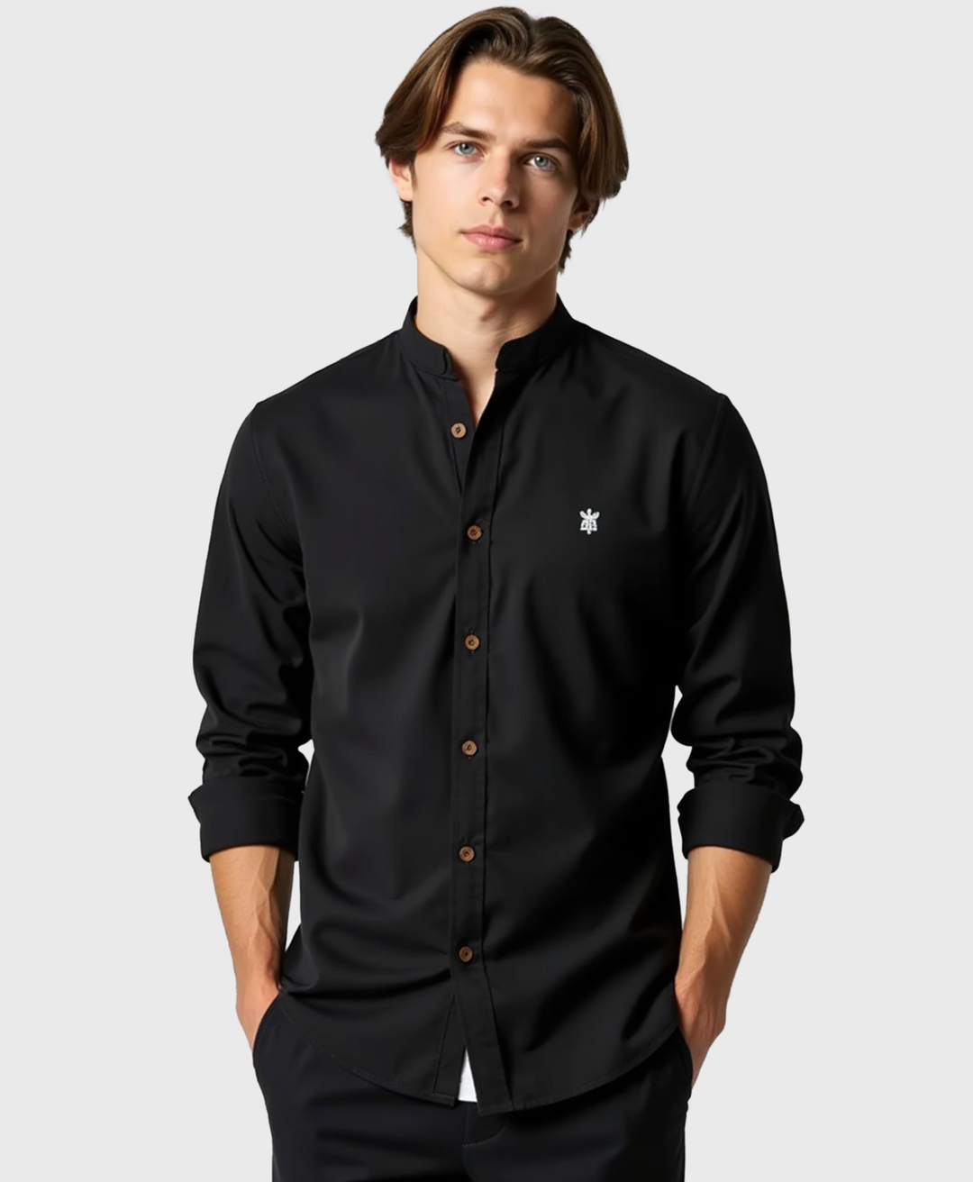 Men's Slim Fit Cotton Dress Shirt - Casual Everyday Wear