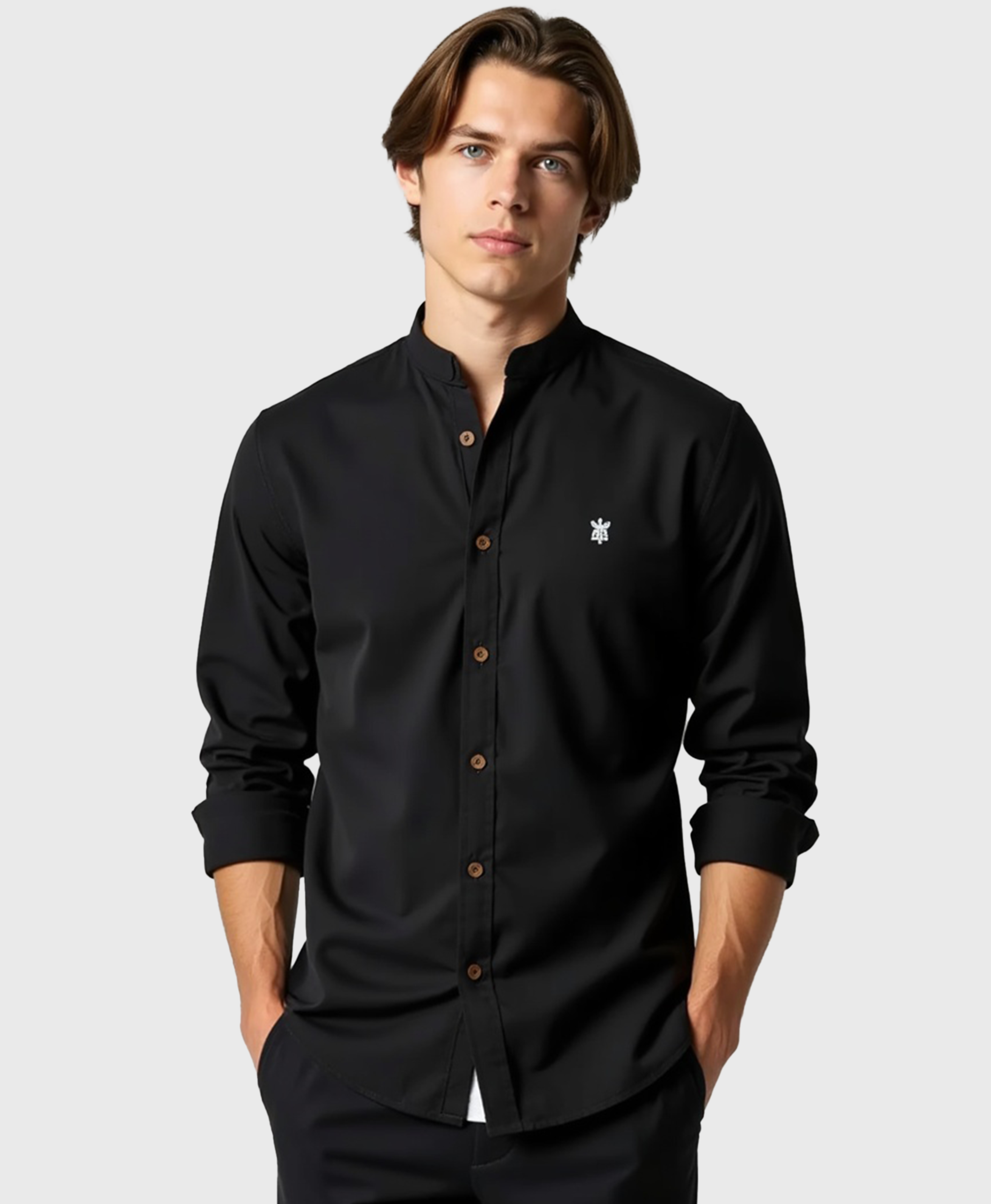 Men's Slim Fit Cotton Dress Shirt - Casual Everyday Wear