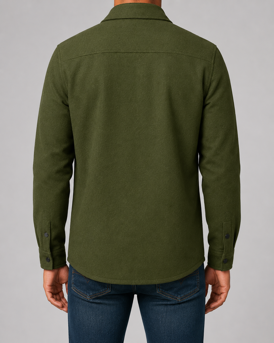 Men's Casual Utility Overshirt Jacket