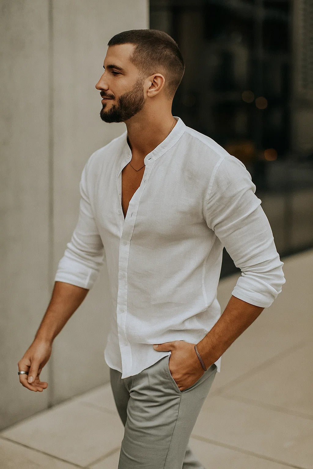 Men's Casual Knit Shirt - Relaxed Fit for Everyday Wear