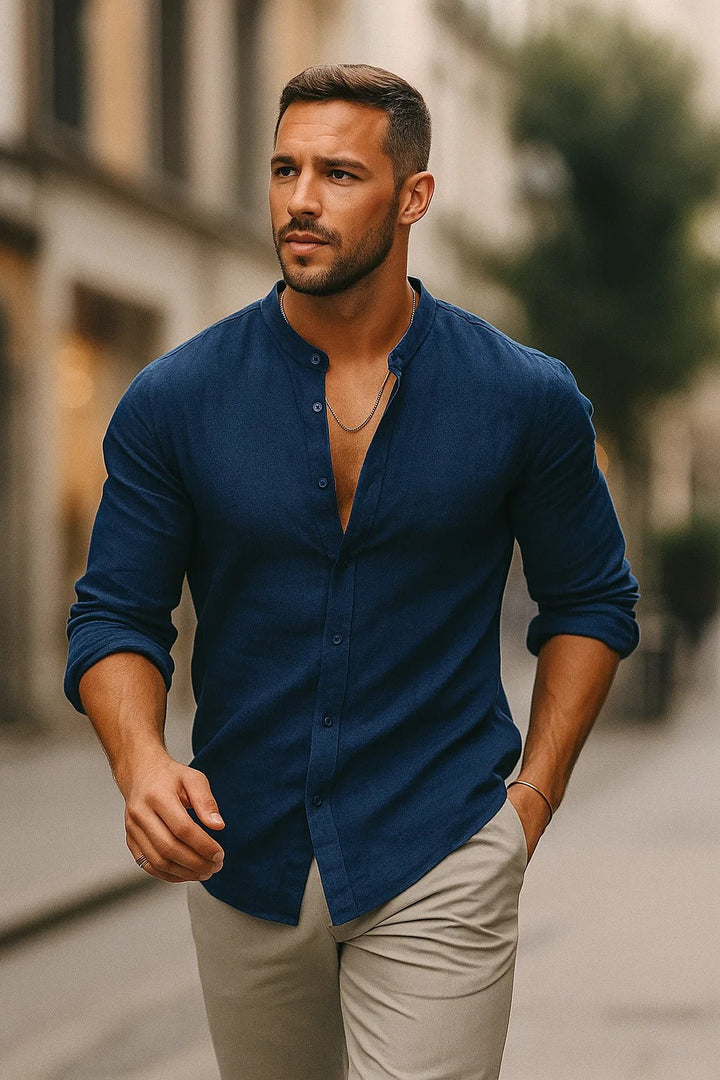 Men's Casual Knit Shirt - Relaxed Fit for Everyday Wear
