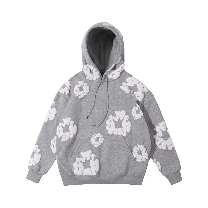 Men’s Casual Denim Tears Hoodie – Soft Hooded Sweatshirt