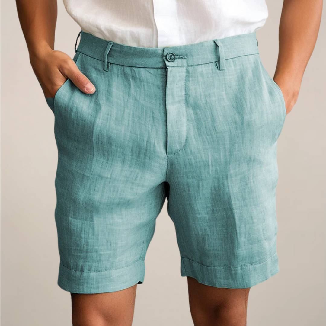 Men's Solid Knit Shorts - Lightweight Summer Casual