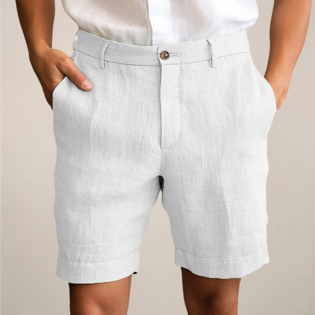 Men's Solid Knit Shorts - Lightweight Summer Casual