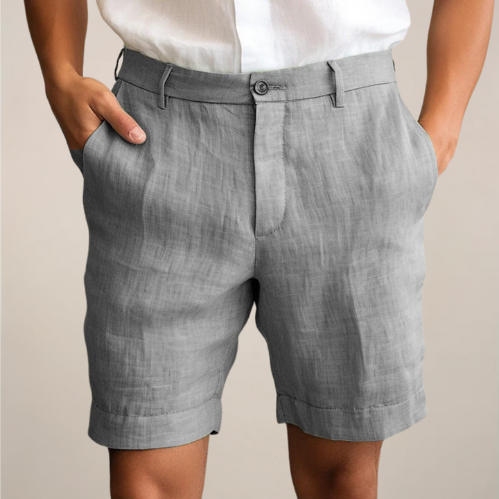 Men's Solid Knit Shorts - Lightweight Summer Casual