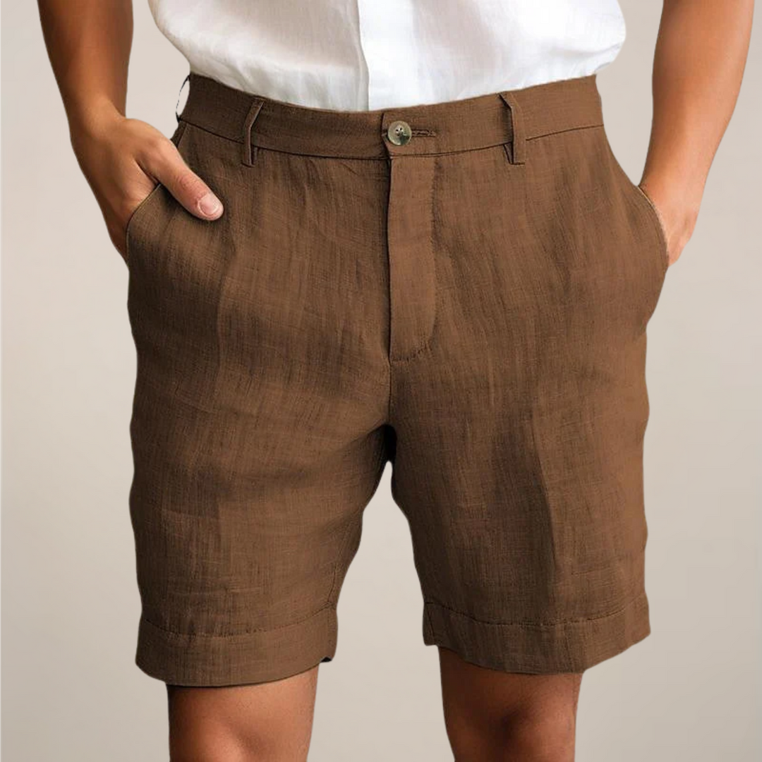 Men's Solid Knit Shorts - Lightweight Summer Casual