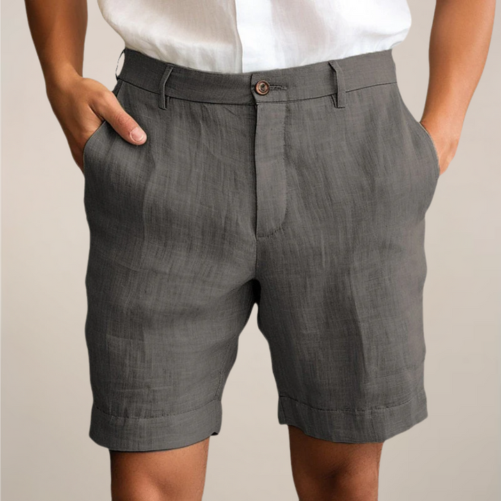 Men's Solid Knit Shorts - Lightweight Summer Casual