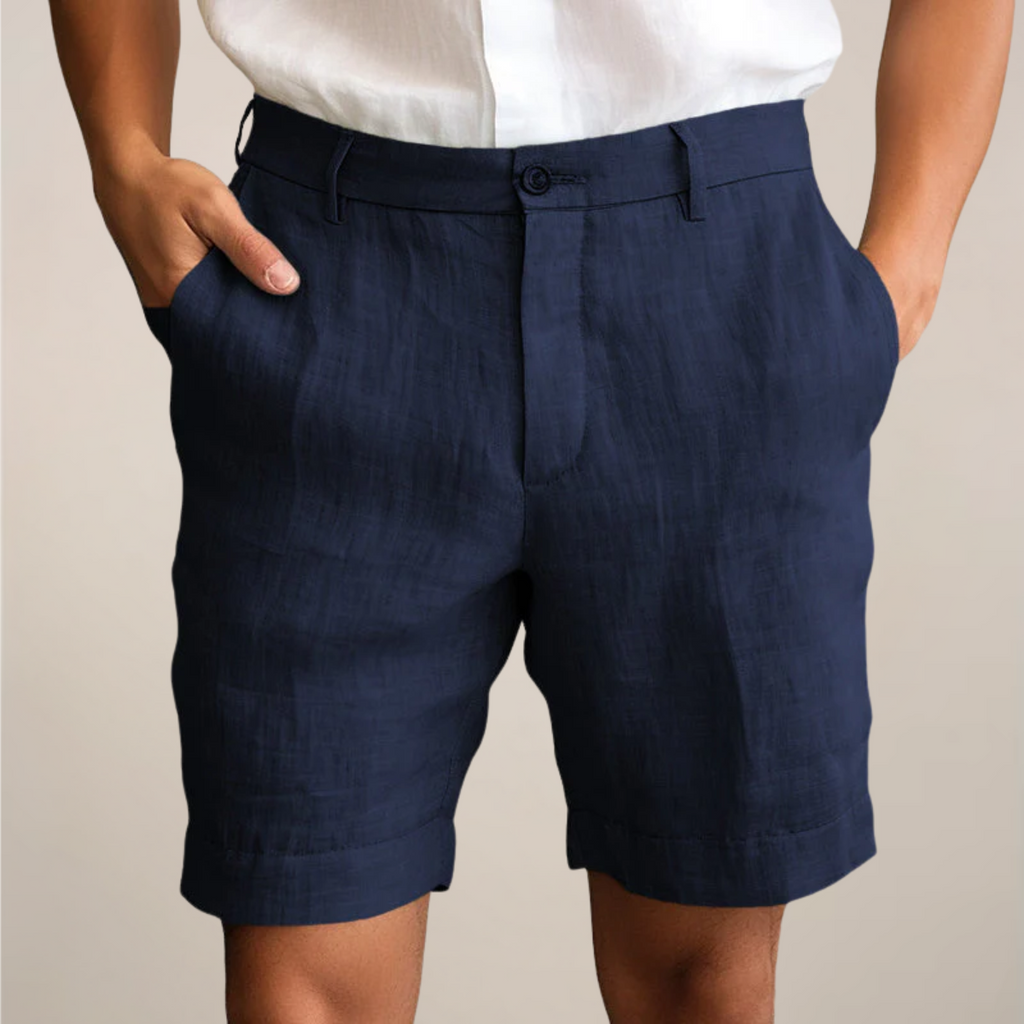 Men's Solid Knit Shorts - Lightweight Summer Casual